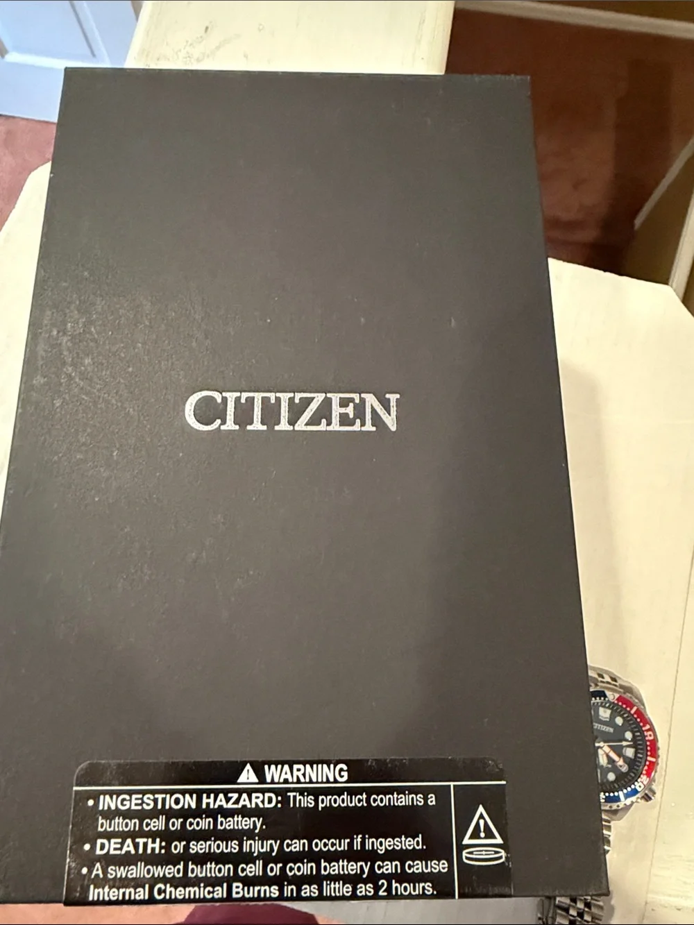 Citizen Men's Black Stainless Steel 200M Eco-Drive Watch